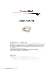 Kanguru Dock User Manual