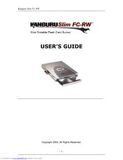 Kanguru Slim FC-RW User Manual