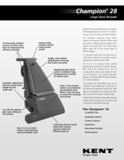 Kent Champion 28 Specifications