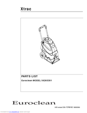 Euroclean Xtrac Parts List