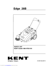 Kent Euroclean Edge 28B Parts List