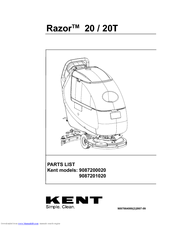 Kent Euroclean Razor 20 Parts List