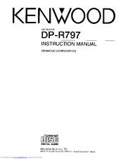 Kenwood DP-R797 Instruction Manual