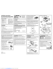 GE PGS908DEPBB - 30-in Slide-In Gas Range Installation Instructions