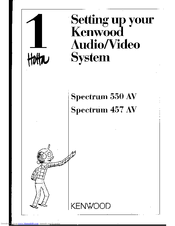 Kenwood SPECTRUM457AV Install Manual