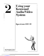 Kenwood Spectrum 850AV User Manual