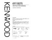 Kenwood KR-V8070 Instruction Manual