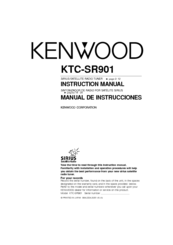 Kenwood KTC-SR901 - Digital Satellite Tuner Instruction Manual