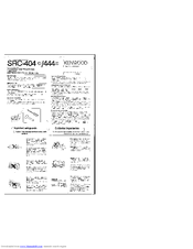 Kenwood SRC-404 Assembly Instructions