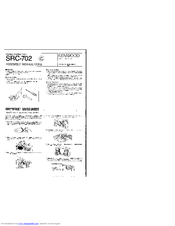 Kenwood SRC-702 Assembly Instructions