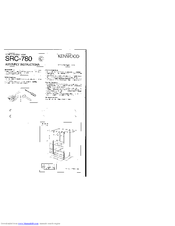 Kenwood SRC-780 Assembly Instructions