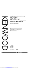 Kenwood UD-501 Instruction Manual