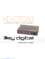 Key Digital KD-CTCA3 User Manual