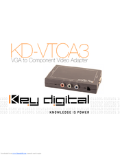 Key Digital KD-VTCA3 User Manual