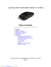 Keyspan USA-49W User Manual