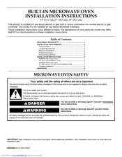 KitchenAid Architect Series KBMS1454R Installation Instructions Manual