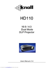 Knoll HD110 User Manual
