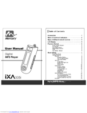Mercury IXA335i User Manual