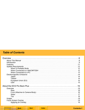 Kodak DCS Pro Back Plus User Manual