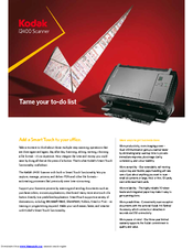 Kodak Scanmate i920 Specifications