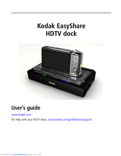 Kodak 8951956 - EasyShare HDTV Dock Digital Camera Docking Station User Manual