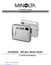 Minolta Dimage Dimage XtBiz Quick Manual