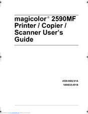 Konica Minolta Magicolor 2590 User Manual
