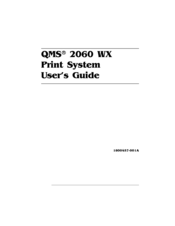 QMS 2060 User Manual