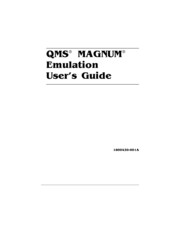 QMS MAGNUM Emulation User Manual