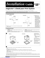 MINOLTA-QMS Magicolor 2 Desklaser Installation Manual