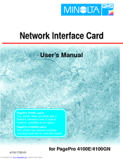 MINOLTA-QMS 4179-255 User Manual