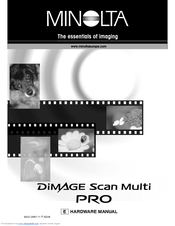 Minolta Dimage Scan Multi Pro Hardware Manual