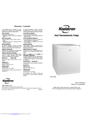 Koolatron KCR-48B Owner's Manual
