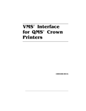 QMS VMS Software Manual