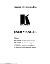 Kramer SPK-CC444 User Manual