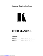 Kramer WP-27 User Manual