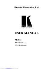 Kramer PT-4 iR User Manual