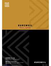 Kurzweil RE-110 Owner's Manual