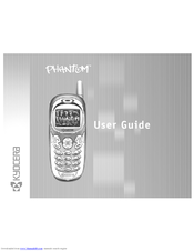 Kyocera KE413 - Phantom Cell Phone User Manual