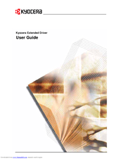 Kyocera Kyocera Extended Driver User Manual