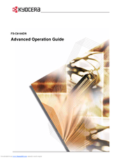 Kyocera CLP 4532 Advanced Operation Manual