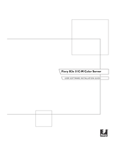 Fiery X3e User Software Installation Manual