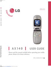 LG AX140 User Manual
