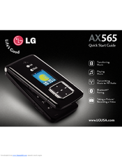 LG AX565 Quick Start Manual