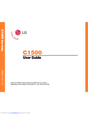 LG C1500 User Manual