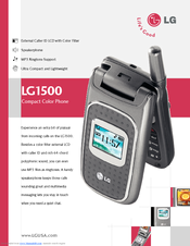 LG LG1500 Specifications