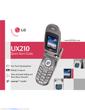 LG UX210 Quick Start Manual