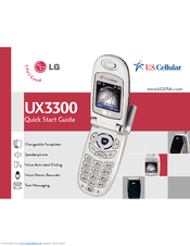 LG UX3300 Quick Start Manual