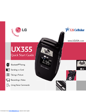 LG UX355 Quick Start Manual