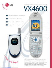 LG VX4600 Brochure & Specs